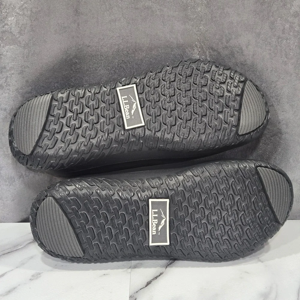 LL Bean Wicked Good Max Slippers Mens 13 Gray Suede  display picture 2